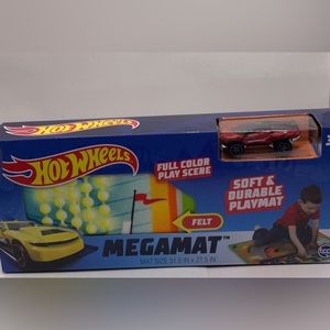 Hot Wheels Megamat Soft and Durable Felt Playmat 1 Car Included  NEW